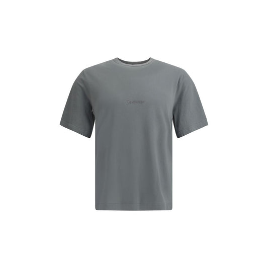 Saint Laurent Bicolor Cotton T-Shirt Saint Laurent
