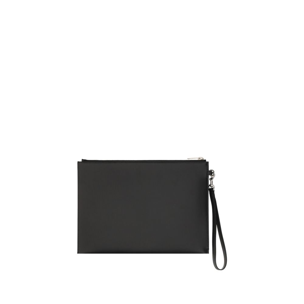 Front view with bag zipped and handles upright.