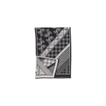 Sandro Ferrone Black Viscose Scarf in fall/winter collection with a stylish pattern, made from 70% viscose and 30% polyester.