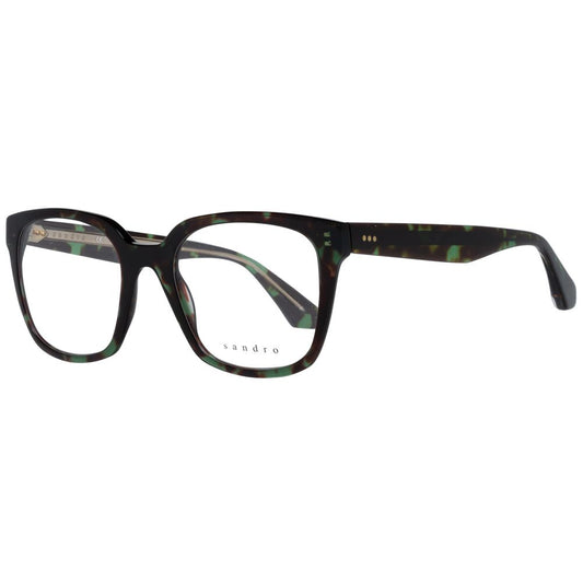Sandro Multicolor Women Glasses Frame, full-rim trapezium style, plastic material, 50-19-140 size with 50mm lenses width.