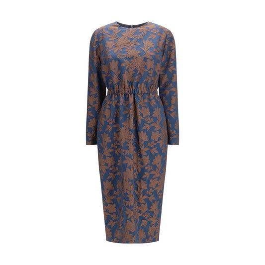 Sara Roka Multicolor Polyester Cocktail Dress