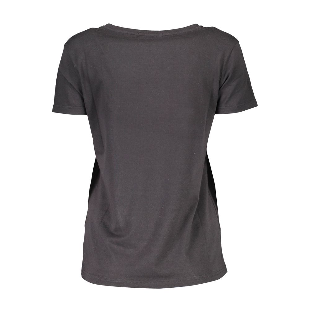 Scervino Street Black Cotton Women T-Shirt