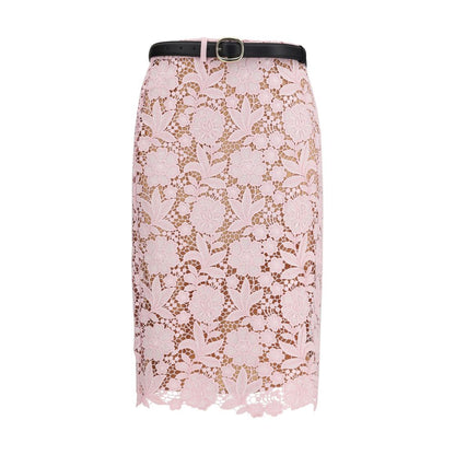 Self-Portrait Multicolor Polyester Midi Skirt