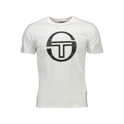 Sergio Tacchini White Cotton Men's T-Shirt