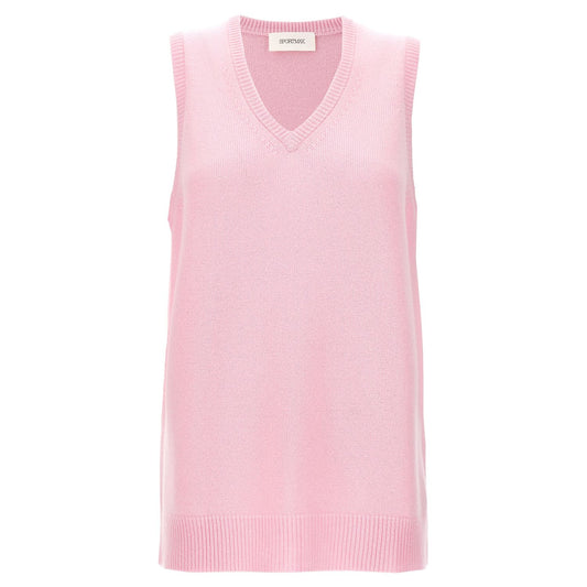 Sportmax Multicolor Wool Sleeveless Jacket