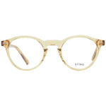 Sting Brown Unisex Glasses Frame with full-rim acetate and plastic material, polarized mirrored lenses, and 100% UVA & UVB protection.