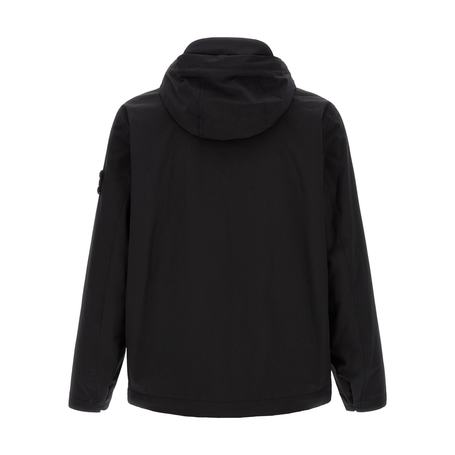 Stone Island Black Polyester Shell Jacket