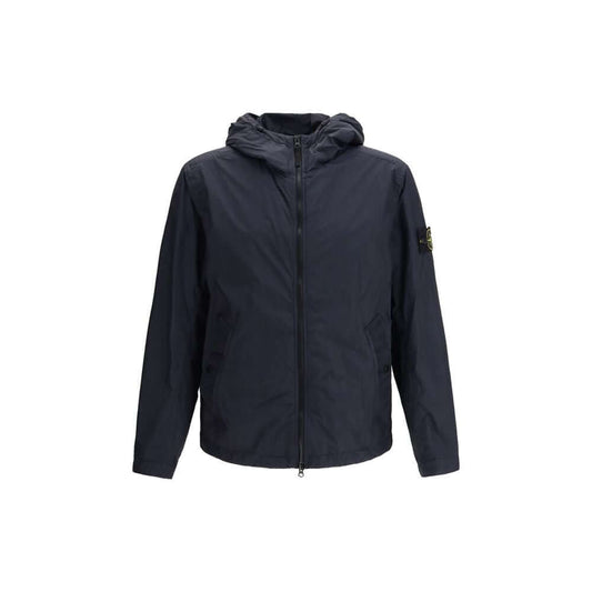 Stone Island Blue Polyamide Shell Jacket