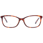 Swarovski Brown Women Glasses Frame, full-rim plastic, rectangle style, lens width 54mm, bridge 15mm, temple length 140mm