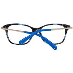 Swarovski Brown Women Optical Frames, full-rim square style with plastic frame and demo lenses. Size 49-16-135 for a stylish look.