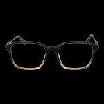 TED BAKER MOD. TB8317 54102 men's eyeglasses frame in black and amber color.