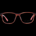 TED BAKER MOD. TBB965 48351 eyeglasses with a sleek brown frame on a black background.