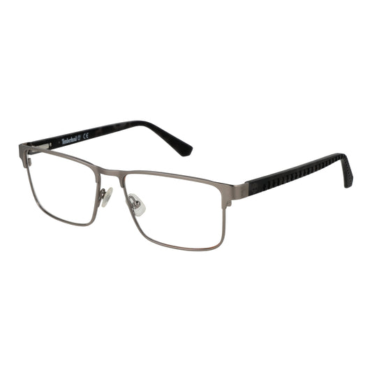 Stylish TIMBERLAND MOD. TB1783 55009 gent's eyeglasses with sleek metal frame and black temples.