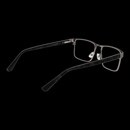 TIMBERLAND MOD. TB1783 55009 gent's eyeglasses with sleek metal frame on black background