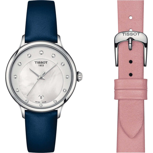TISSOT Mod. ODACI-T 12 Diamonds Special Pack + Extra strap WATCHES