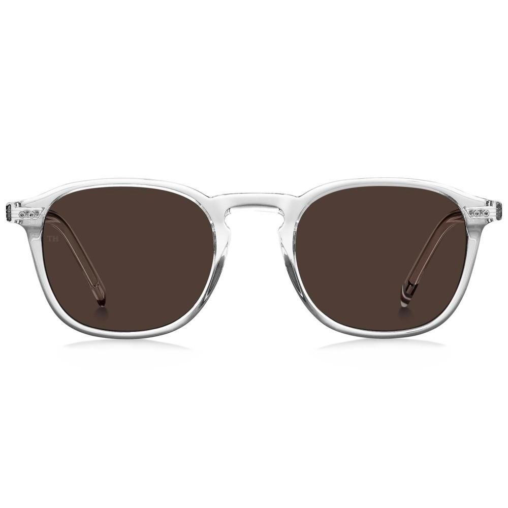 TOMMY HILFIGER MOD. TH 1939_S gent sunglasses, front view, clear frame with dark lenses.