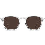 TOMMY HILFIGER MOD. TH 1939_S gent sunglasses, front view, clear frame with dark lenses.