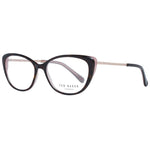 Ted Baker Brown Women Glasses Frame, cat eye style, acetate material, full-rim, size 51-15-140, demo lenses, branded case included.