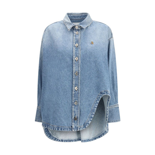 The Attico Light Blue Denim Shirt