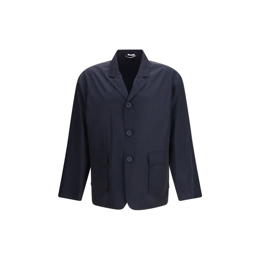 Thom Browne Blue Polyester Coat 1,1728,2,3,4,72470364320,Blue,Clothing,Coats - Jackets & Coats - Clothing,Jackets & Coats - Clothing,Men,New with tags,Thom Browne