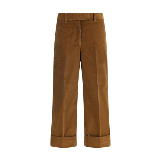 Thom Browne Brown Cotton Casual Pants Thom Browne