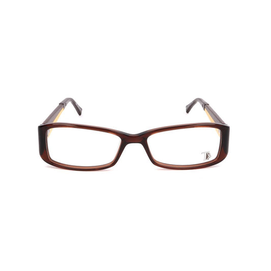 Tod's Bicolor Acetate Frames in Havana color, featuring measures 53/16/135 mm for lens, bridge, and temple. Elegant women's glasses.
