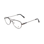 Tod's Gray Metal Frames with 52/17/140 mm dimensions, sleek design for men.