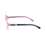 Side view of Tod's Multicolor Acetate Frames in pink, showcasing the sleek design and 53/16/135 mm dimensions.