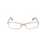 Alt Tag: Tom Ford Bicolor Metal Frames in gold and brown, FT502426854, elegant eyewear for women, lens/bridge/temple: 54/16/130 mm