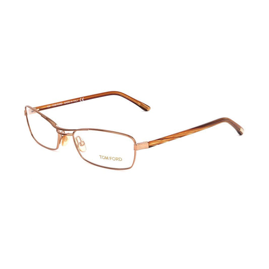 Tom Ford Bicolor Metal Frames in gold and brown, women's glasses, model FT502426854, metal frame with dimensions 54/16/130 mm.