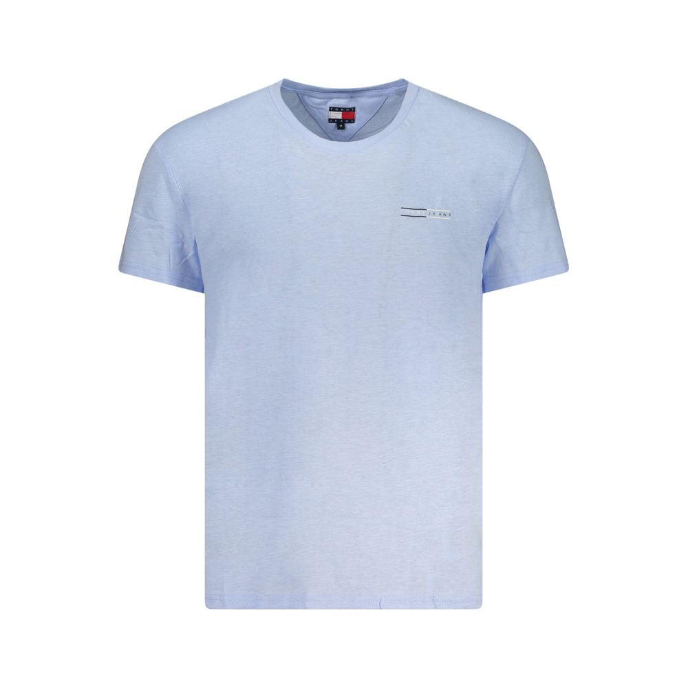 Tommy Hilfiger Azzurro Cotton Men's T-Shirt