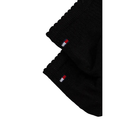 Tommy Hilfiger Black Lyocell Socks featuring logo detail, made for comfort and style in premium materials, perfect for everyday wear.
