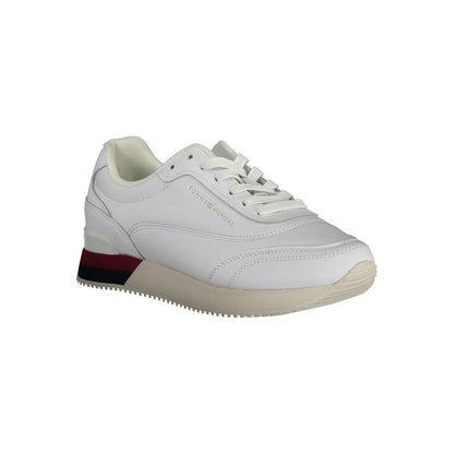 Tommy Hilfiger White Polyester Athletic Sneakers