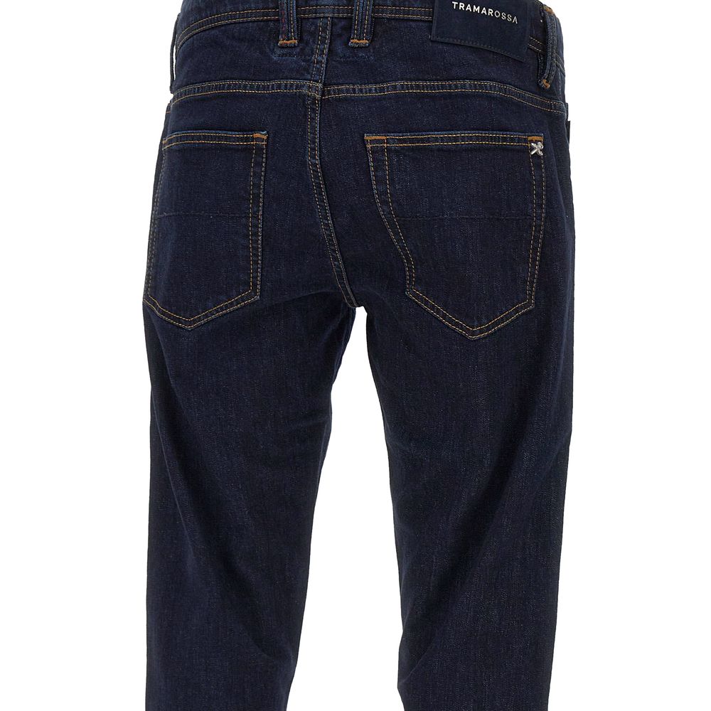 Tramarossa Blue Cotton Men's Jeans