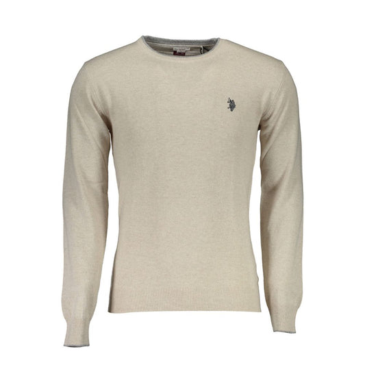 U.S. POLO ASSN. Beige Wool Men's Sweater U.S. POLO ASSN.