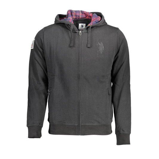 U.S. POLO ASSN. Black Cotton Men Sweatshirt U.S. POLO ASSN.
