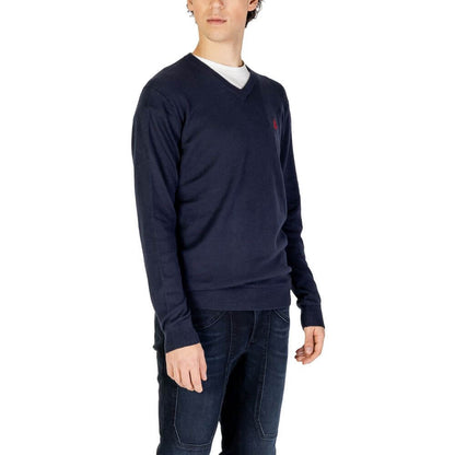 U.S. POLO ASSN. Blue Cotton Cashmere Sweater