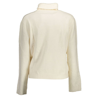 U.S. POLO ASSN. White Nylon Sweater