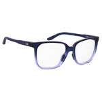 Under Armour Blue Resin Frames in women's style, model UA5045PJPF415 with 54/15/140mm dimensions.
