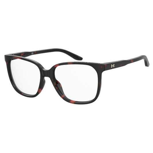 Under Armour Brown Resin Frames women's glasses with tortoiseshell pattern, size 54/15/140 mm, featuring stylish and durable resin material.