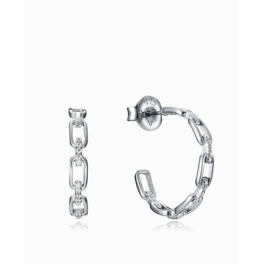 VICEROY JEWELS Mod. 13044E000-30 earrings made of Silver 925°, featuring quartz analog movement, 5 ATM water resistance, and official packaging.