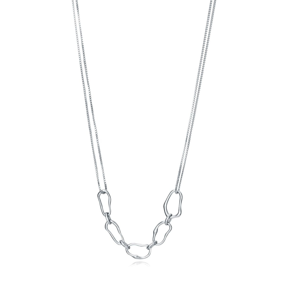 VICEROY JEWELS Mod. 13051C000-00 Necklace, Silver 925°, Quartz Analog Movement, Water Resistant, for Ladies, 32mm Case, Official Box