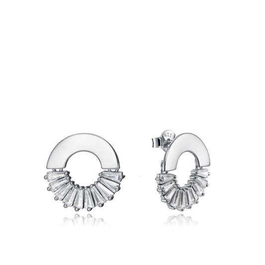 VICEROY JEWELS Mod. 15109E000-38 silver earrings for women, made with Silver 925°, featuring quartz analog design and calendar function, 28mm case
