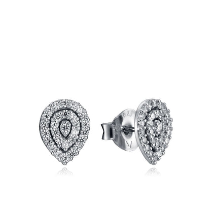 VICEROY JEWELS Mod. 5108E000-38 silver earrings for women, elegant design with quartz analog dial and mineral material.