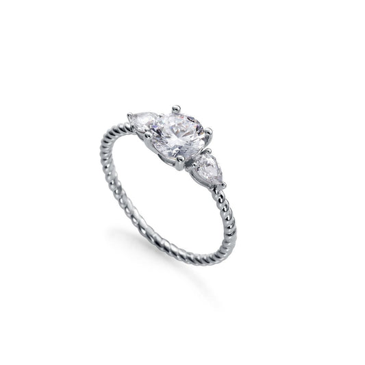 VICEROY JEWELS Mod. 7132A016-38, ladies silver ring with quartz analog movement, mineral dial, in official packaging, water resistant 3 ATM.