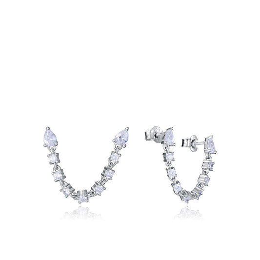 VICEROY JEWELS Mod. 9132E000-30 silver earrings for ladies with quartz analog movement, 5 ATM water resistance, in official box.