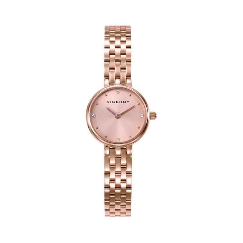 VICEROY Mod. 41148-77 Ladies Quartz Chronograph Watch, 3 ATM, Mineral Dial, 30mm Case, Bracelet, Official Packaging