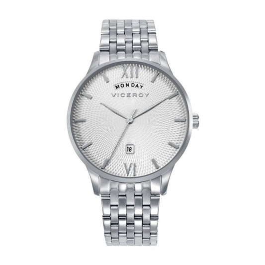 VICEROY Mod. 42455-83 Gent Quartz Analog Watch, 41mm case, 5 ATM, Mineral Dial, with Official Box and Calendar Function.
