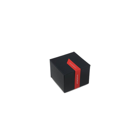 Official packaging box of VICEROY Mod. BEAT wristwatch for gentlemen, showcasing elegant black design and brand logo.