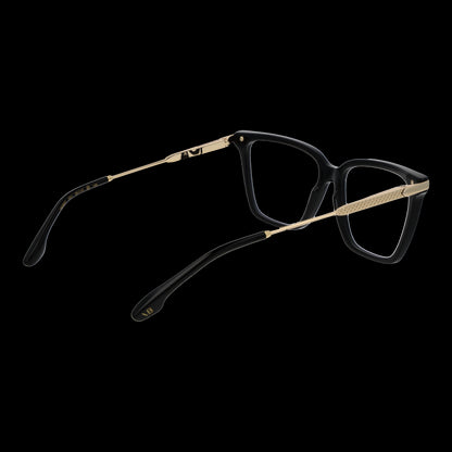 Alt Tag: Stylish eyewear for women, VICTORIA BECKHAM MOD. VB2657 55001, featuring elegant gold and black frame design on a dark background.